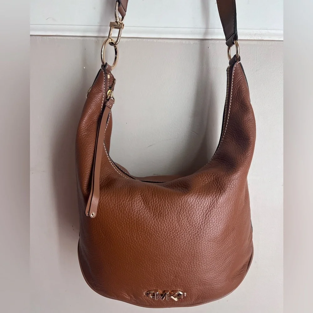Michael Kors Tan Leather Hobo Bag - Picture 4 of 7